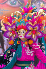 Colorful Character at the Carnaval de Negros y Blancos, Pasto, Nariño