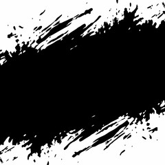 Black Paint Splatter Grunge Texture
