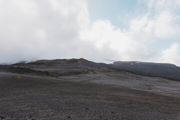 Breathtaking Icelandic landscape with lava rocks and iconic moss under a sunny sky on the Snaefellsnes Peninsula in western Iceland &mdash; a stunning display of raw natural beauty