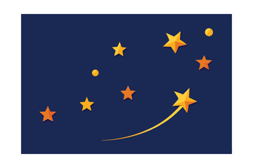 Time Lapse Stars Night Sky Graphic Design 