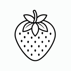 strawberry-outline-victor-icon--on-white-backgroun.eps