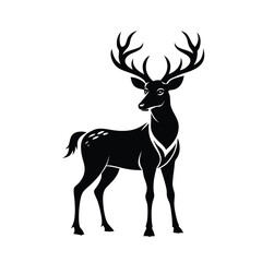 deer silhouette vector