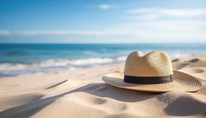 Straw Hat and Sand Shadows