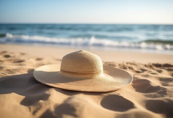 Straw Hat and Sand Shadows