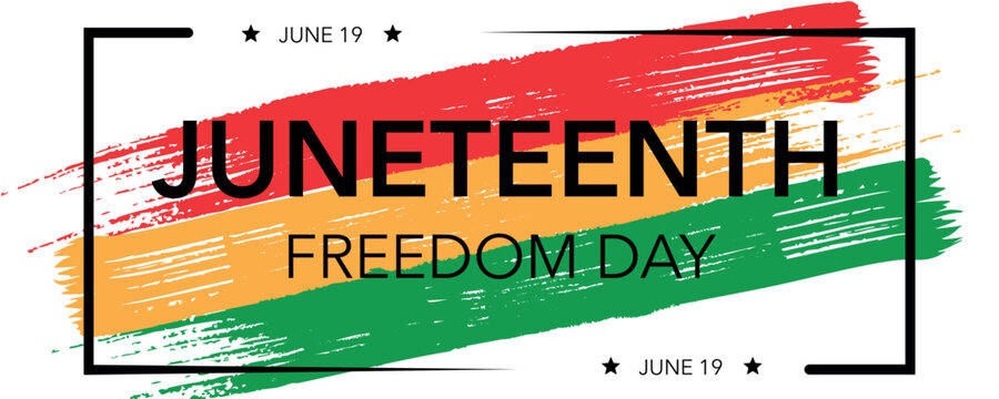 Juneteenth Freedom Day &ndash; Celebrating Black Independence, Emancipation, and Cultural Heritage on June 19, Banner, Template