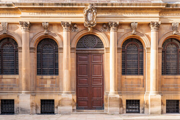 impressive architecture details of the Oxford University buildings, close up abstract