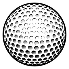 golf ball vector illustration