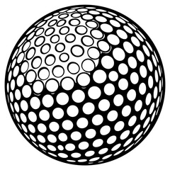 abstract sphere vector