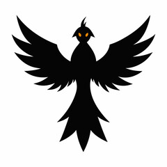 Obraz premium vector illustration of a bird with wings 