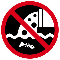 No Water Pollution Sign