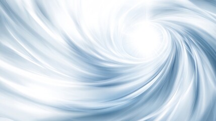 Abstract swirl design in light blue and white tones.