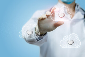 Health data management in a digital cloud.