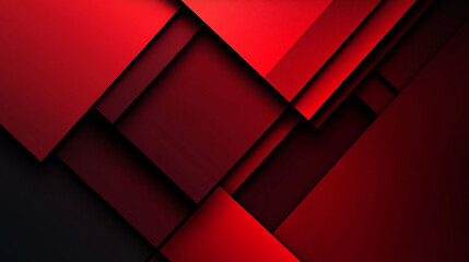 Abstract Red Geometric Background