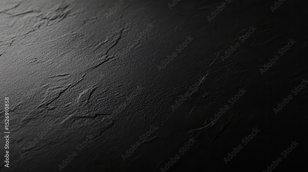 Poster a flat texture of dark black matte paper, with subtle patterns and a slightly textured surface.