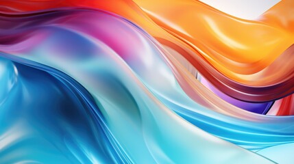 vibrant abstract colorful wave background