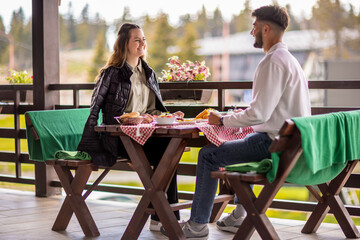 Love and lunch on a mountain terrace