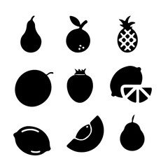 A set of fruits icon