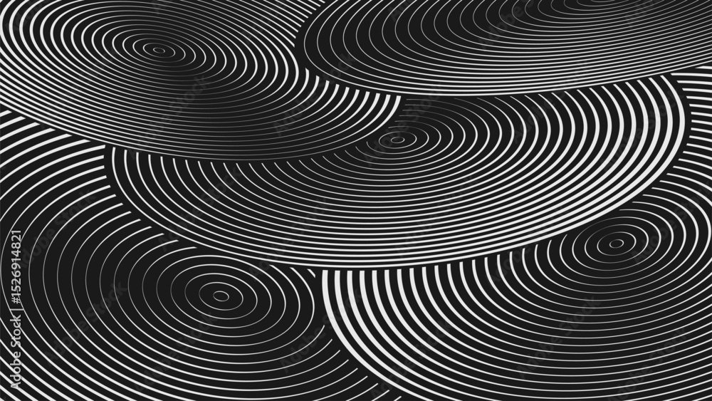 Aufkleber abstract modern composition in brutalism style, postmodern geometric ornament with simple shapes in 