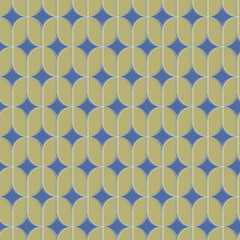 Seamless pattern with hand drawn ornament in style Art Deco. For wrapping paper, home decor other design projects