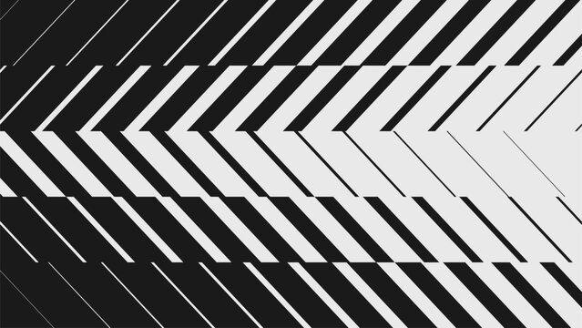 Abstract modern composition in brutalism style, Postmodern geometric ornament with simple shapes in monochrome colors, bold aesthetic, dynamic transition vector gradient, shape distortion