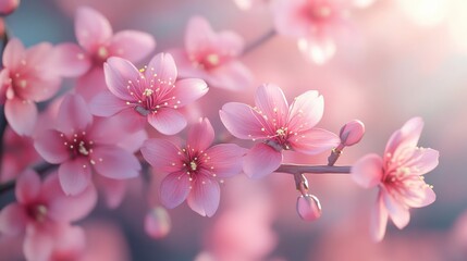 Obraz premium cherry blossom flowers.