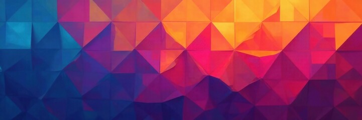 Vibrant colored geometric shapes overlap creating abstract pattern , bold, wallpaper, geometry