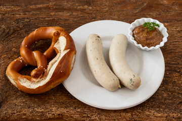 white sausages