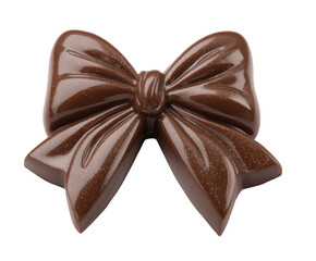 Delicious Dark Chocolate Bow Candy Sweet Treat Festive Elegant Brown Gift Dessert Confectionery Tasty Luxury Premium Quality Handmade Chocolate Gift Wrap Decoration food rich melt shiny     