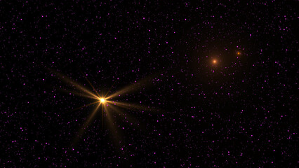 Distant Starburst in a Purple Galaxy A Cosmic Dance of Light and Color in the Deepest Reaches of...