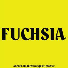 Elegant and strong decorative display font vector. Creative trendy curvy typography style illustration