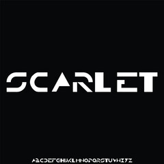 Elegant minimalist sans serif alphabet display font vector. Modern feminine typeface