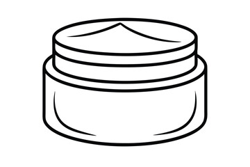 Elegant Potted Plant Line Art Simple Houseplant Illustration
