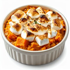 Sweet Potato Casserole with Toasted Marshmallows