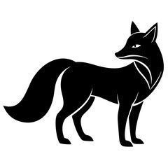 vector illustration of fox