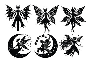 Bartender Cleaning Glasses  Quiet Wine Bar Vector Silhouette.

