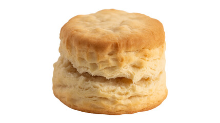 Soggy Biscuit isolated on a transparent background,