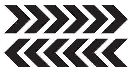 Dynamic moving arrow symbol. Arrow dynamic symbol. Speed, fast arrows symbols set elements. Chevron arrow icon. vector illustration eps 10,