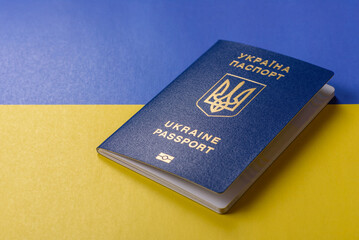 Ukrainian passport for travelling, flying and doing business. Ukraine document