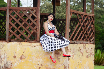 Ensaio retro vintage