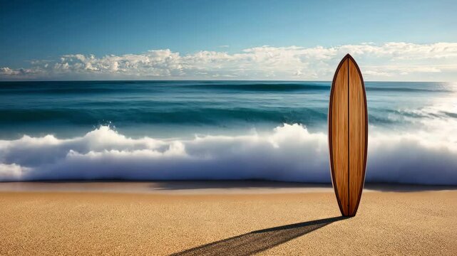 surfboards on the beach