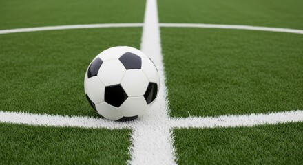 Soccer Ball on the Corner Kick A Stunning Close-Up Shot