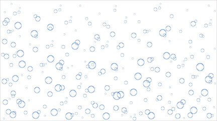 Underwater air bubble effect.
