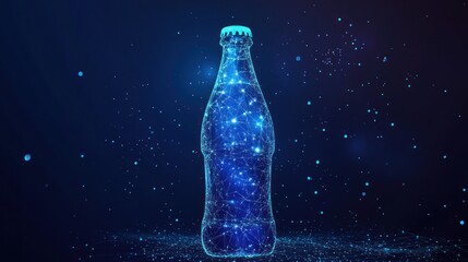 Soda bottle, digital art