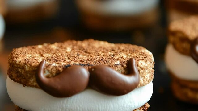 Delicious cookies with creamy filling and chocolate accents, perfect for dessert lovers. These treats are sure to bring joy and sweetness to any gathering or celebration.