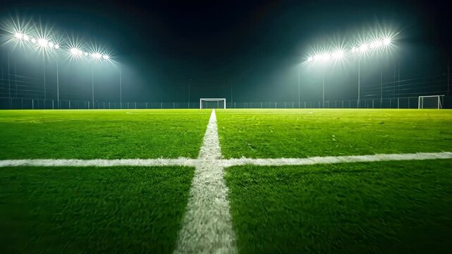 Soccer Field at Night