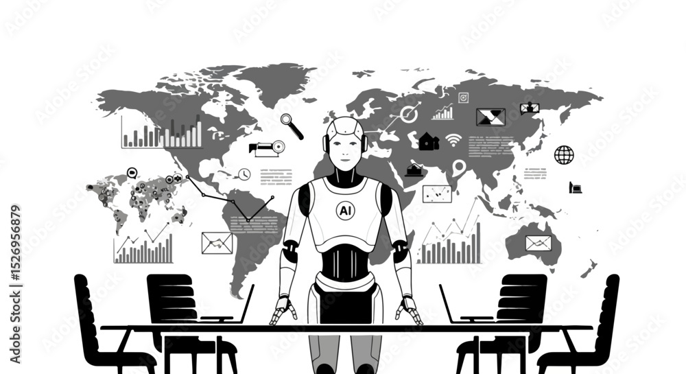 Poster artificial intelligence and global data analysis a robot s perspective on worldwide information and 