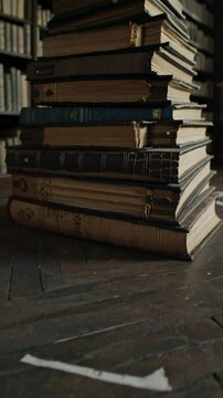 Pile de livres anciens