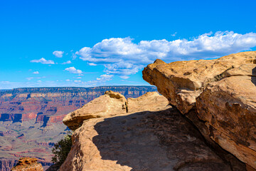 View from South Kaibab Trail at Grand Canyon National Park.