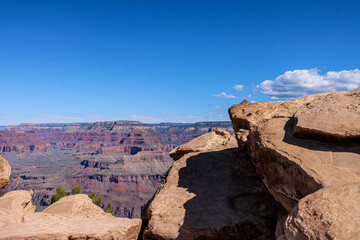 View from South Kaibab Trail at Grand Canyon National Park.