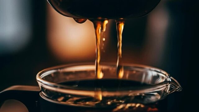 glass drip coffe